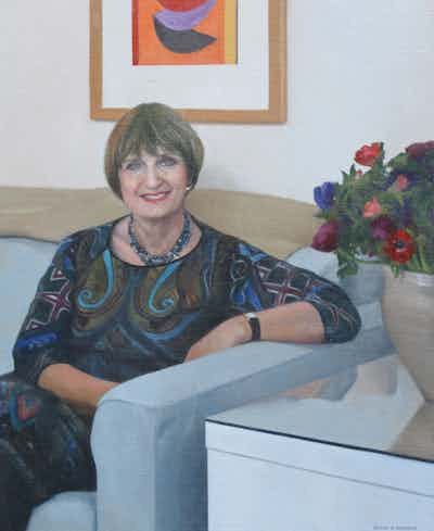 Baroness Tessa Jowelll Portrait Painting Commision