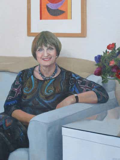 Baroness Tessa Jowelll Portrait Painting Commision