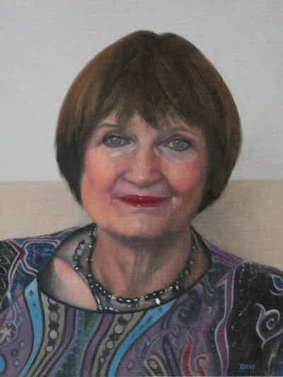 Tessa Jowell Portrait Painting Commission
